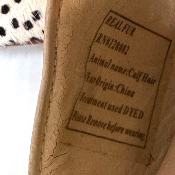 NWT‎ DOLCE VITA Hexen Stiletto Heels Women's 9 suede leather animal print summer - Picture 10 of 11